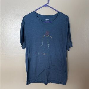 Cotopaxi Teal Graphic Short Sleeve Tee